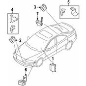 Volvo Accelerometer - Genuine Volvo 30724449