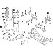 Volvo Suspension Subframe Reinforcement Bracket - Genuine Volvo 30736350
