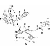 Volvo Exhaust Manifold Bracket - Genuine Volvo 30751074