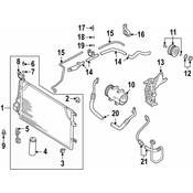 Volvo A/C Refrigerant Hose - Genuine Volvo 30767190