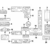 Volvo Emission Label - Genuine Volvo 30794803