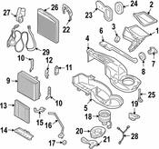 Volvo A/C Expansion Valve Rear (XC90) - Genuine Volvo 31250811