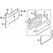 Volvo Door Seal - Genuine Volvo 31256242