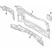 Volvo Rear Body Panel Bracket - Genuine Volvo 31276325