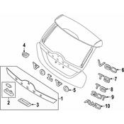 Volvo Liftgate Release Switch - Genuine Volvo 31278952