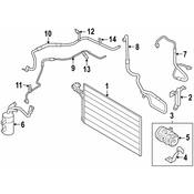 Volvo A/C Refrigerant Liquid Hose (C30) - Genuine Volvo 31320450