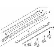 Volvo Rocker Panel Molding Seal - Genuine Volvo 31333009