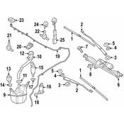 Volvo Windshield Washer Hose - Genuine Volvo 31349122