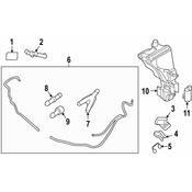 Volvo Headlight Washer Nozzle Bracket - Genuine Volvo 31353369
