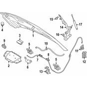Volvo Hood Latch - Genuine Volvo 31371016