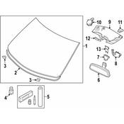 Volvo Windshield Molding - Genuine Volvo 31371199