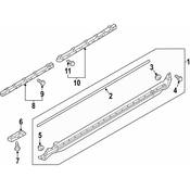 Volvo Rocker Panel Molding Bracket - Genuine Volvo 31378134