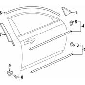 Volvo Door Applique - Genuine Volvo 31378623