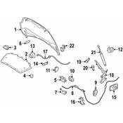 Volvo Hood Hinge - Genuine Volvo 31385814