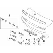 Volvo Deck Lid Emblem - Genuine Volvo 31391018