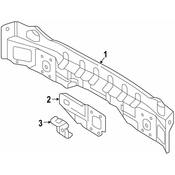 Volvo Rear Body Panel Reinforcement Bracket - Genuine Volvo 31402962