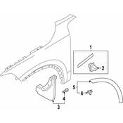 Volvo Mud Flap Kit - Genuine Volvo 31408783