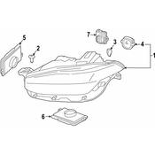 Volvo Headlight Control Module - Genuine Volvo 31420089