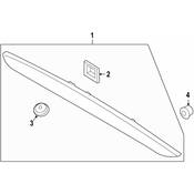 Volvo Center High Mount Stop Light - Genuine Volvo 31420367