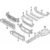 Volvo Radiator Support Air Duct Seal - Genuine Volvo 31455085