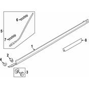 Volvo Rocker Panel Molding Seal - Genuine Volvo 31463144