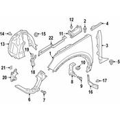 Volvo Fender Bracket - Genuine Volvo 31469374