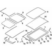 Volvo Sunroof Seal - Genuine Volvo 31484707