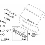Volvo Liftgate Latch Handle - Genuine Volvo 32131920