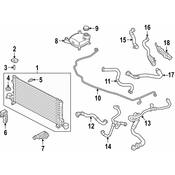 Volvo Radiator Hose - Genuine Volvo 32222082
