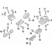 Volvo Engine Mount - Genuine Volvo 32224765