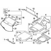 Volvo Spare Tire Compartment Cover - Genuine Volvo 32239056