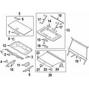 Volvo Liftgate Trim Scuff Plate - Genuine Volvo 32353289