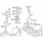Volvo Fuel Filler Pipe - Genuine Volvo 32312079
