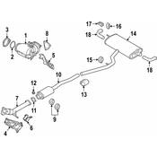 Volvo Exhaust Muffler - Genuine Volvo 32317050