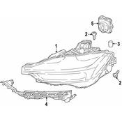 Volvo Headlight Assembly - Genuine Volvo 32337393