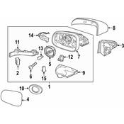 Volvo Door Mirror Cover - Genuine Volvo 39804866
