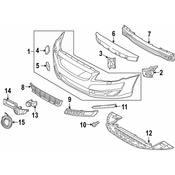 Volvo Bumper Cover Cap - Genuine Volvo 39821152
