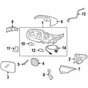 Volvo Door Mirror Cover - Genuine Volvo 39850611