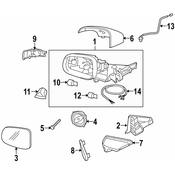 Volvo Door Mirror Cover - Genuine Volvo 39853106