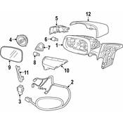 Volvo Door Mirror Cover - Genuine Volvo 39853120