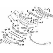 Volvo Bumper Cover Cap - Genuine Volvo 39870060