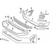 Volvo Bumper Cover Spacer Panel - Genuine Volvo 39871436