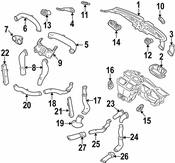 Volvo Dashboard Air Vent - Genuine Volvo 39981016