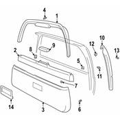 Volvo Liftgate Trim Cover Clip - Genuine Volvo 9132889