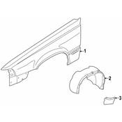 Volvo Fender Liner Seal - Genuine Volvo 9154415
