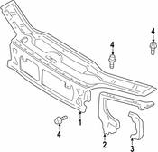 Volvo Radiator Support Side Panel - Genuine Volvo 9175828