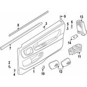 Volvo Door Interior Trim Panel Cap - Genuine Volvo 9423457