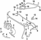 Volvo Turbocharger Oil Line O-Ring - Genuine Volvo 947281