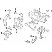 Volvo Engine Mount Bolt - Genuine Volvo 985719