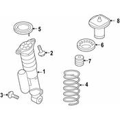 Volvo Shock Bolt - Genuine Volvo 999492